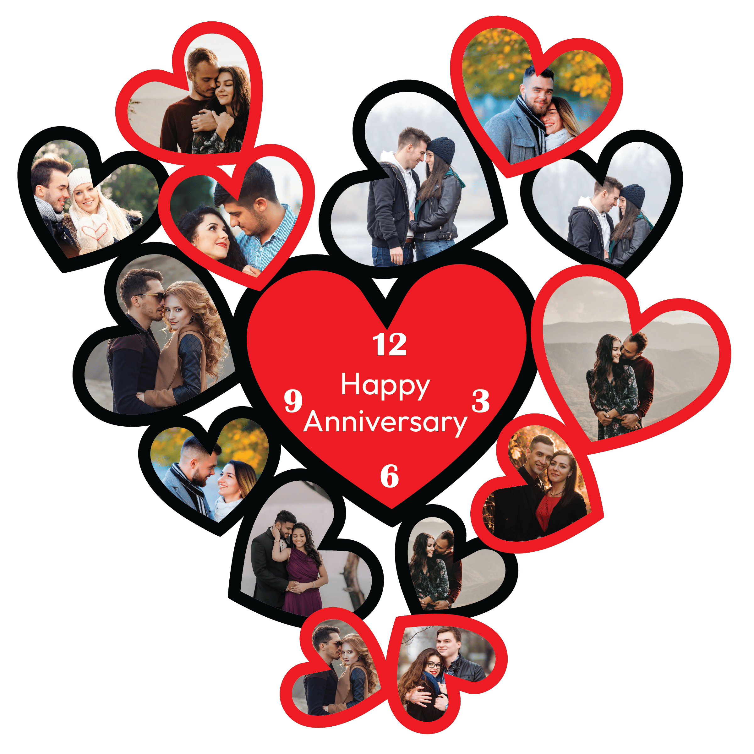 Heart Design Wall Decor
